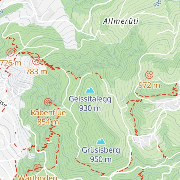 Map of Geissitalegg