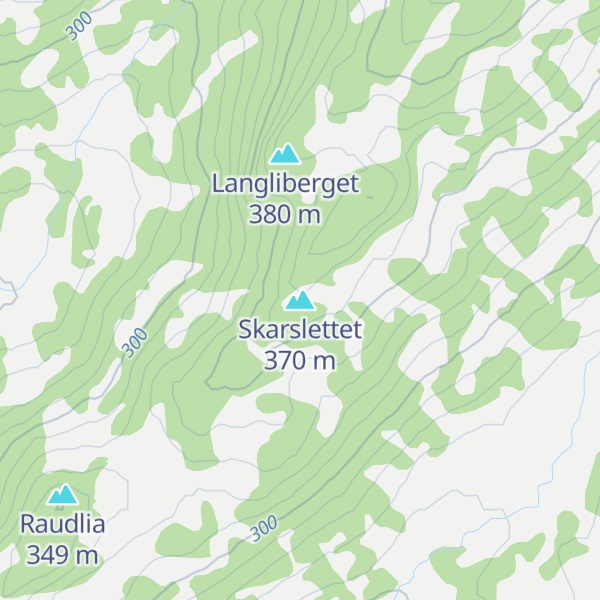 Map of Skarslettet