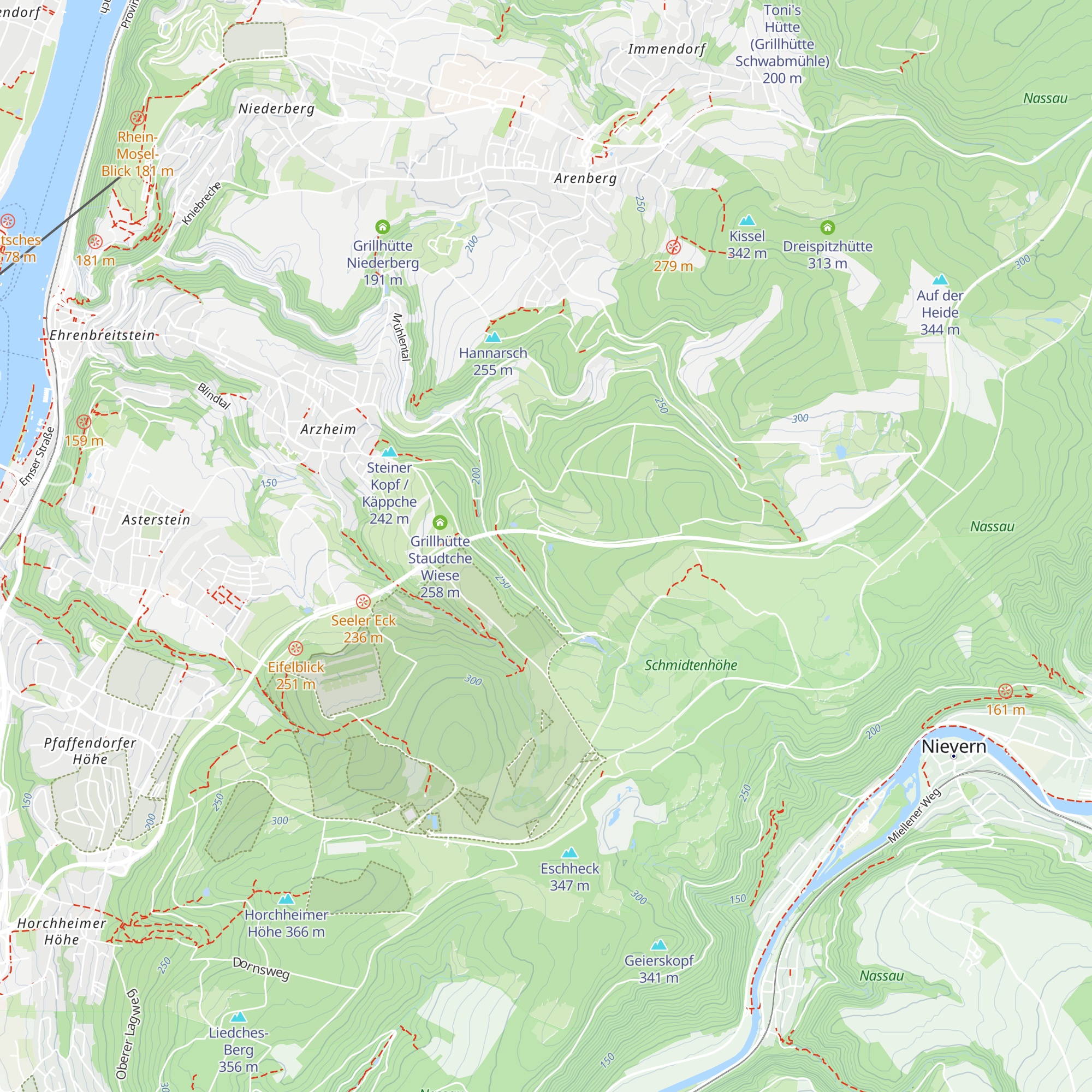Feuchtbiotop-Beobachtungshütte map