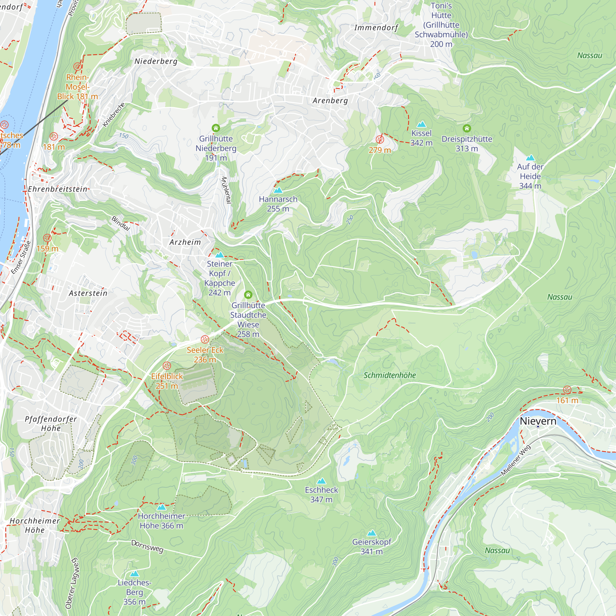 Feuchtbiotop-Beobachtungshütte map
