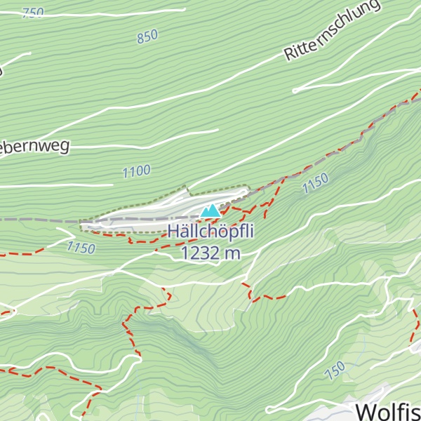 Map of Hällchöpfli