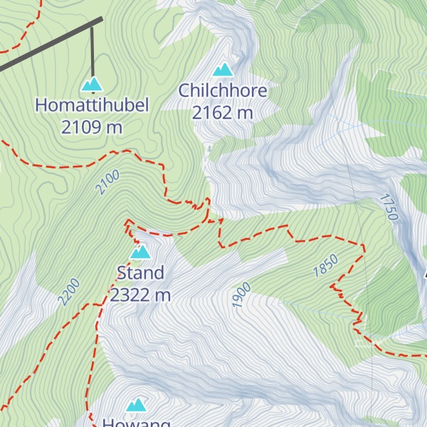 Map of Golitschenpass