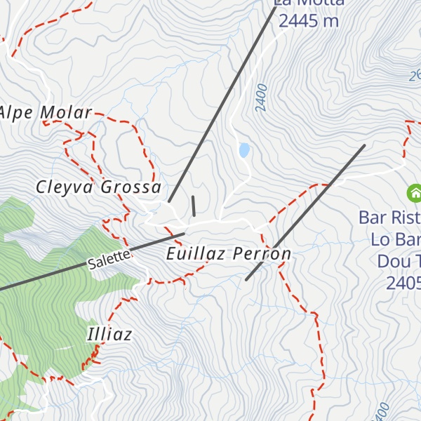 Map of La Roisette