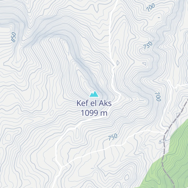 Map of Kef el Aks