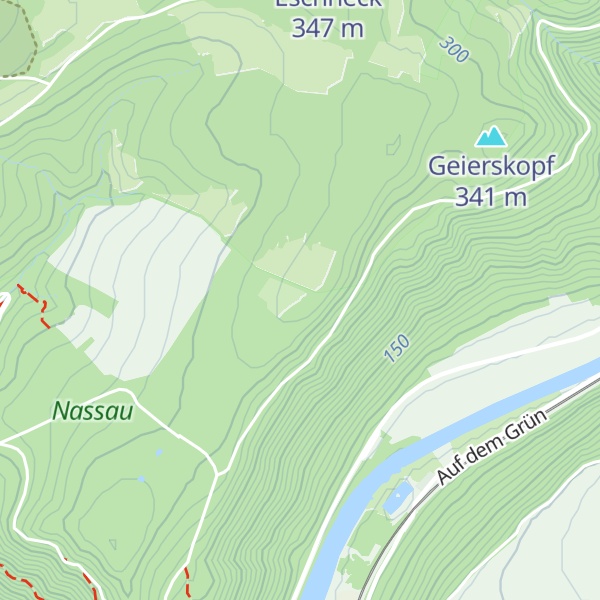 Map of Hoher Stein