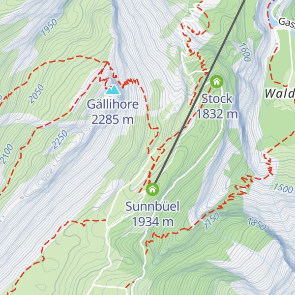 Map of Winteregghütte