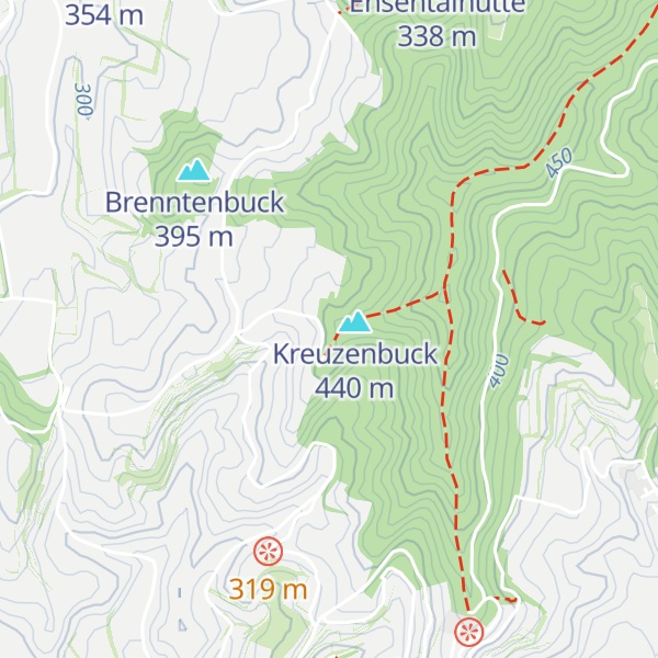 Map of Katzensteinbuckhütte