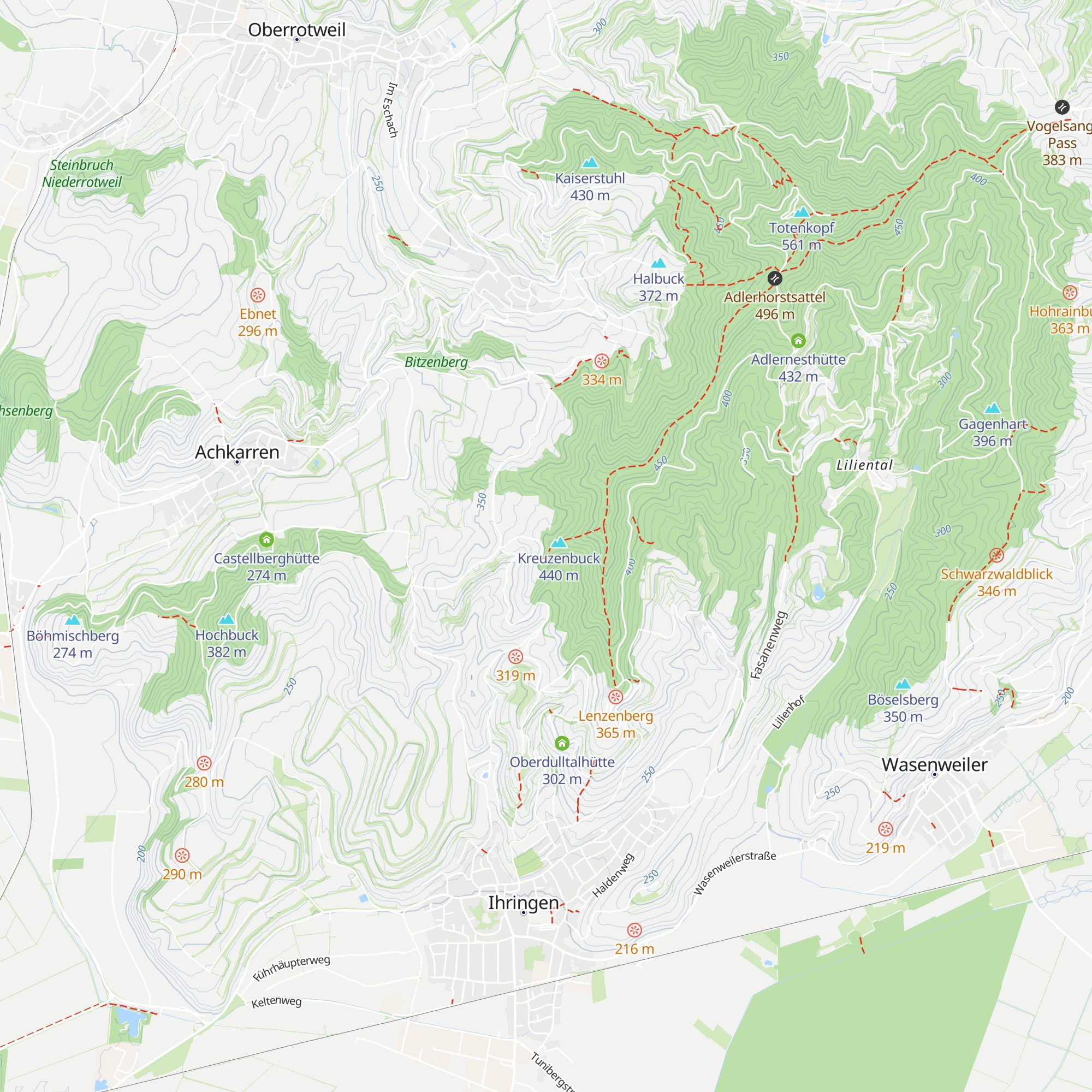 Katzensteinbuckhütte map