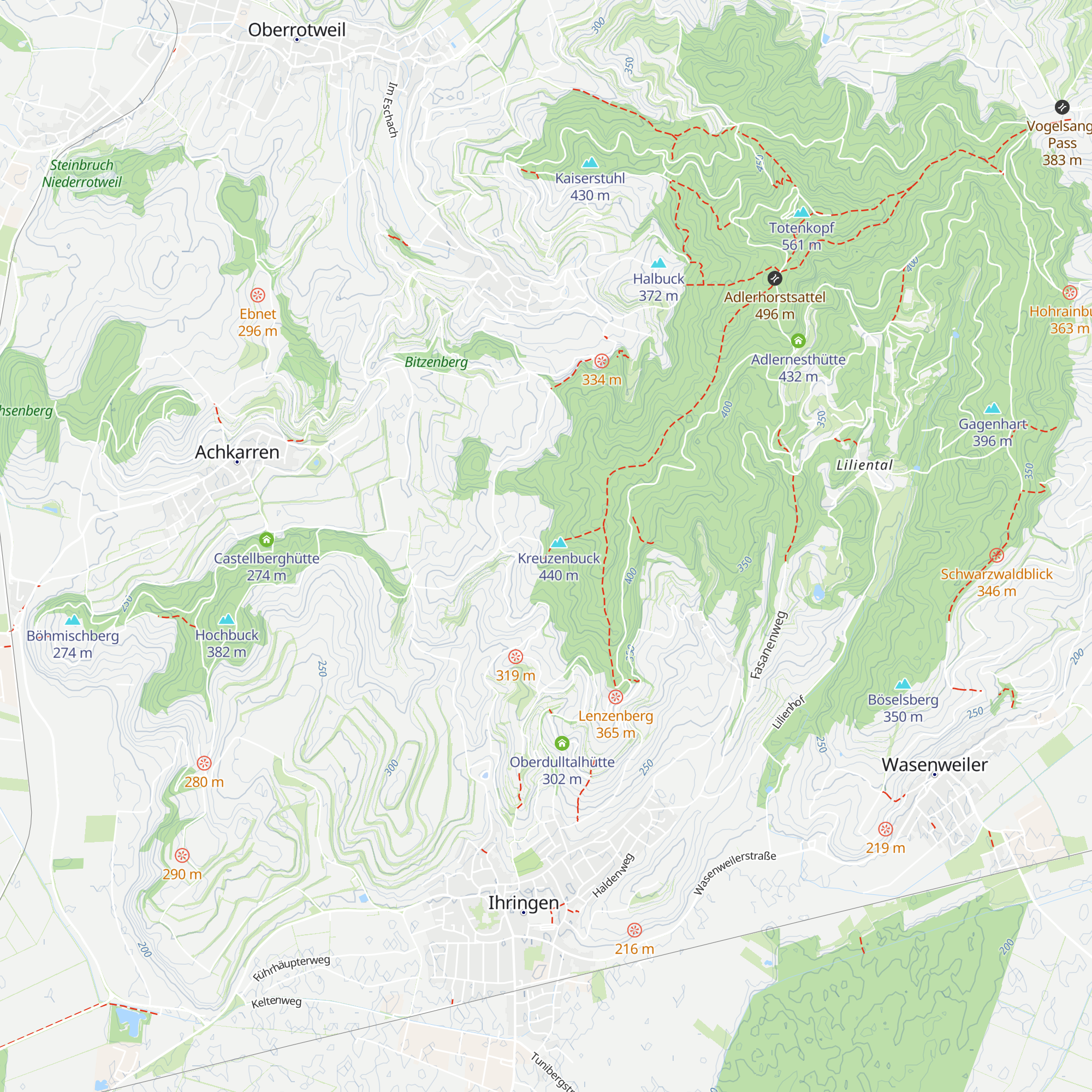 Katzensteinbuckhütte map