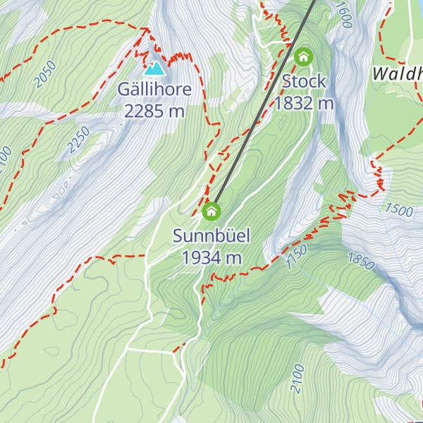 Map of Sunnbüel