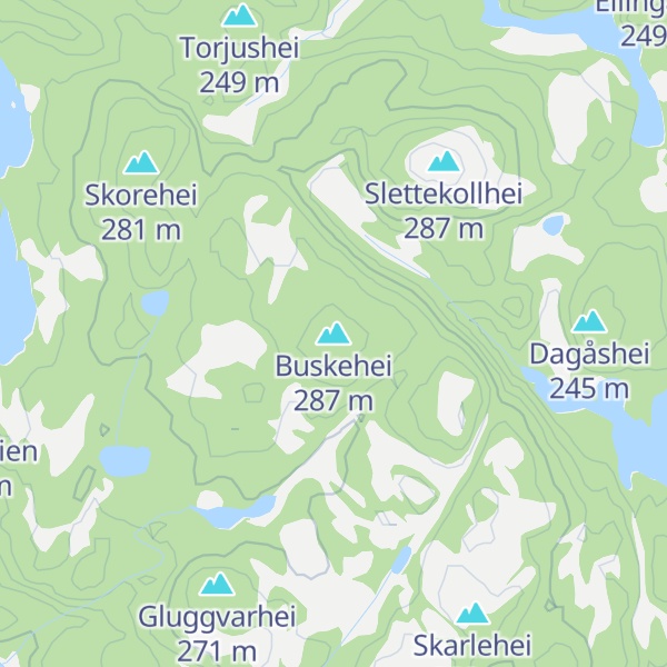 Map of Buskehei