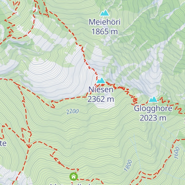 Map of Berghaus Niesen Kulm