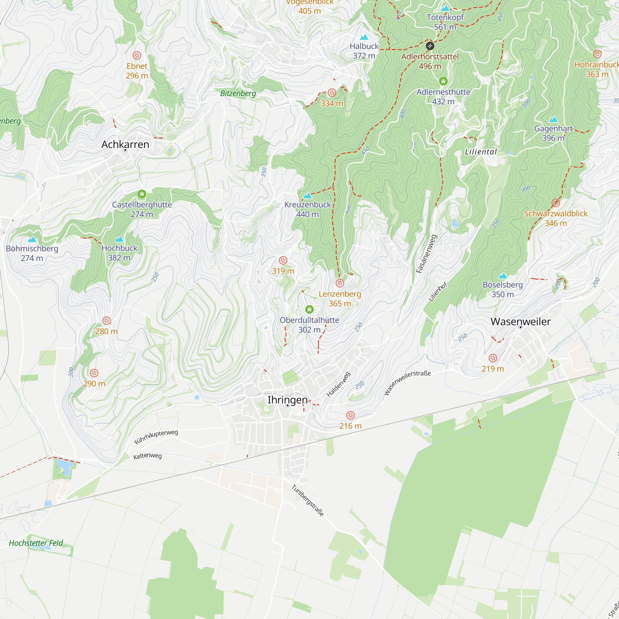 Oberdulltalhütte map