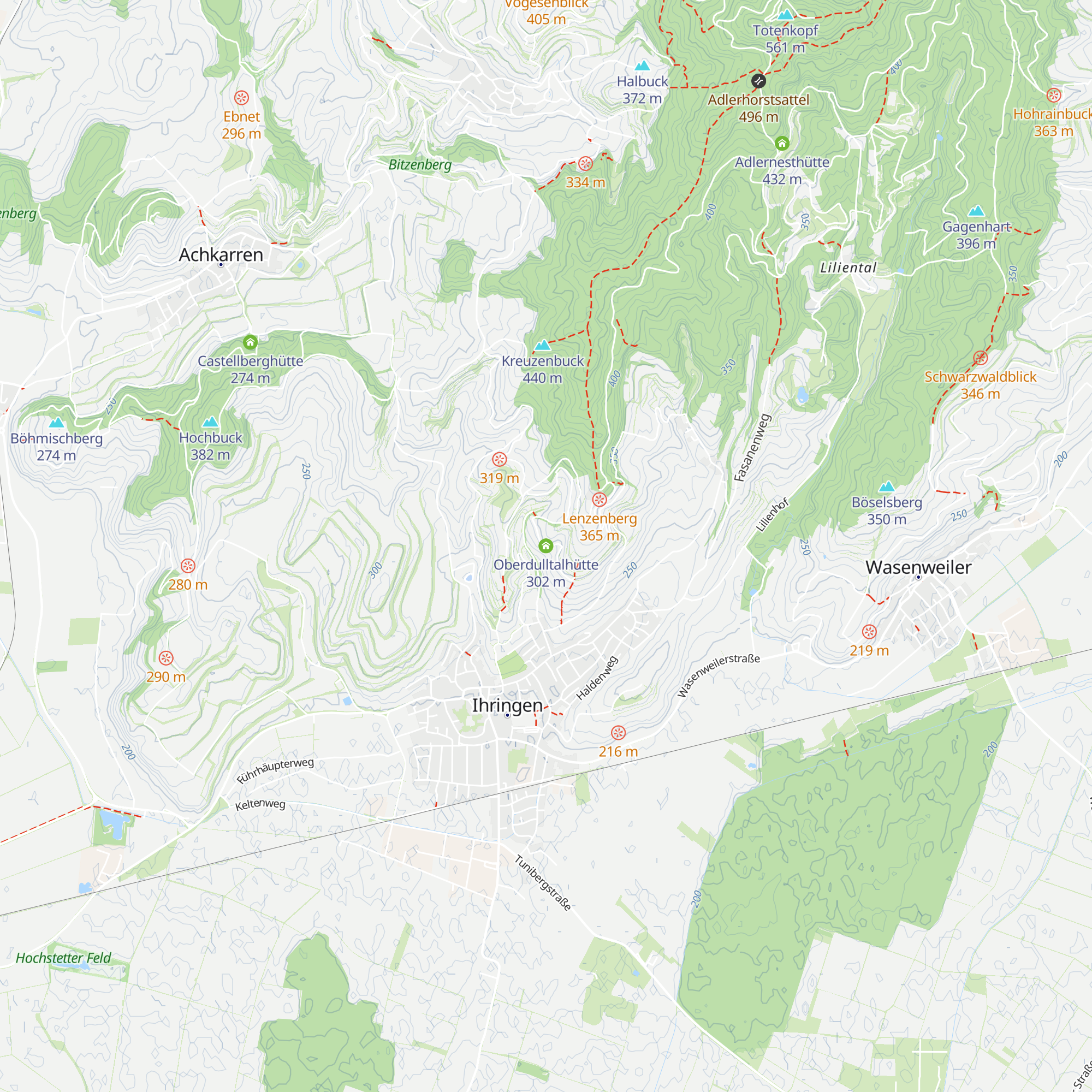 Oberdulltalhütte map