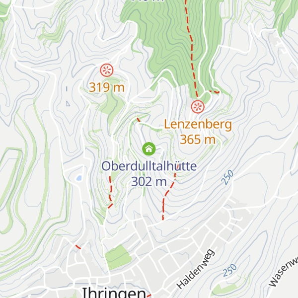 Map of Oberdulltalhütte