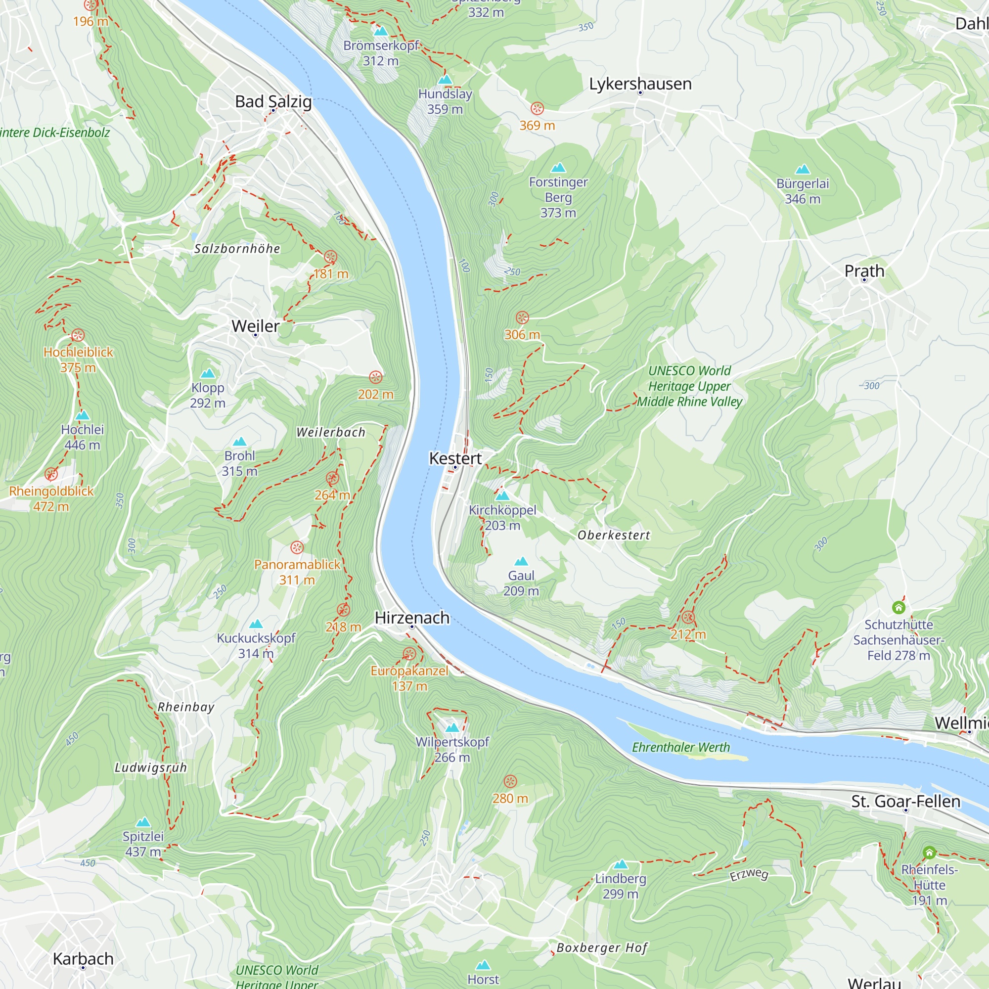 Rasthütte map