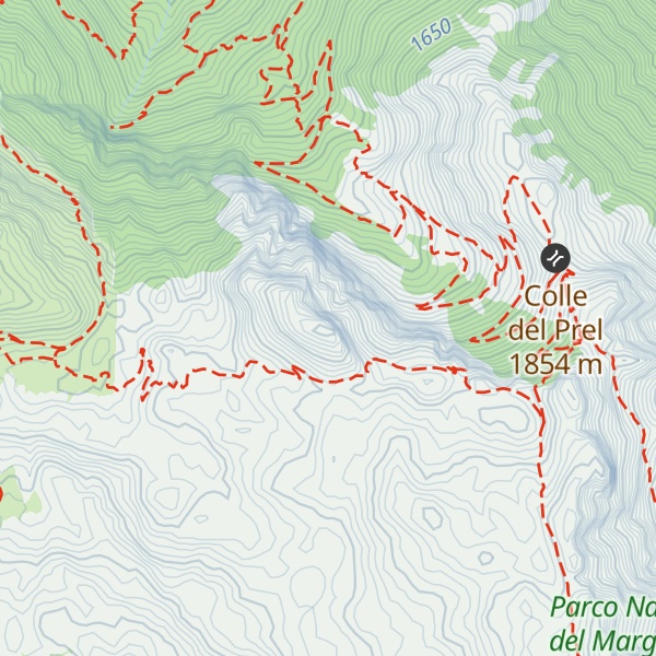 Map of Testa di Murtel