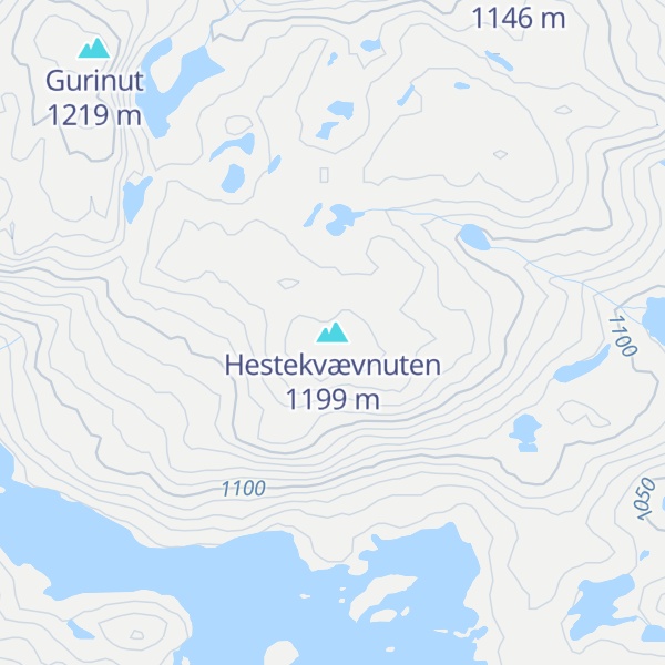 Map of Hestekvævnuten