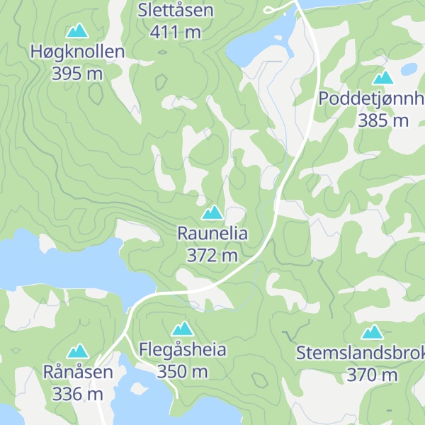 Map of Raunelia