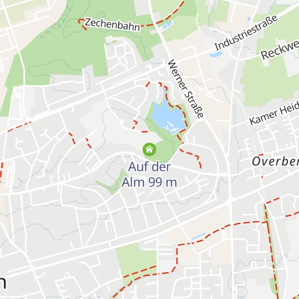 Map of Auf der Alm