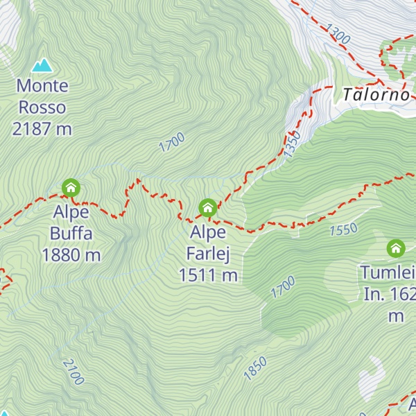 Map of Alpe Farlej