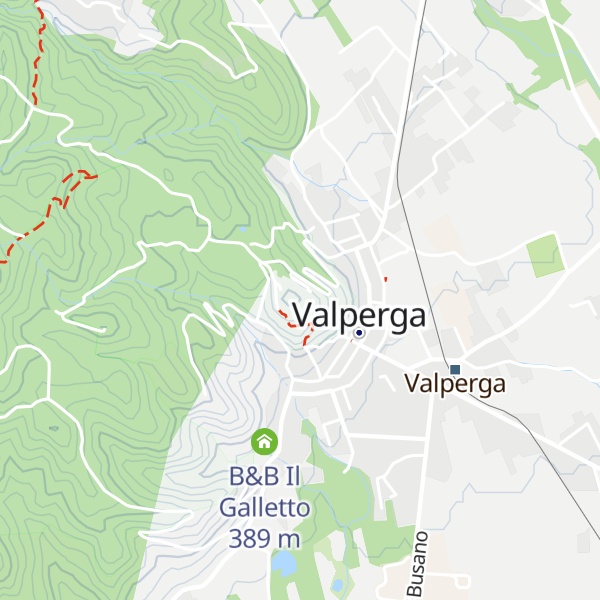 Map of Castello di Valperga