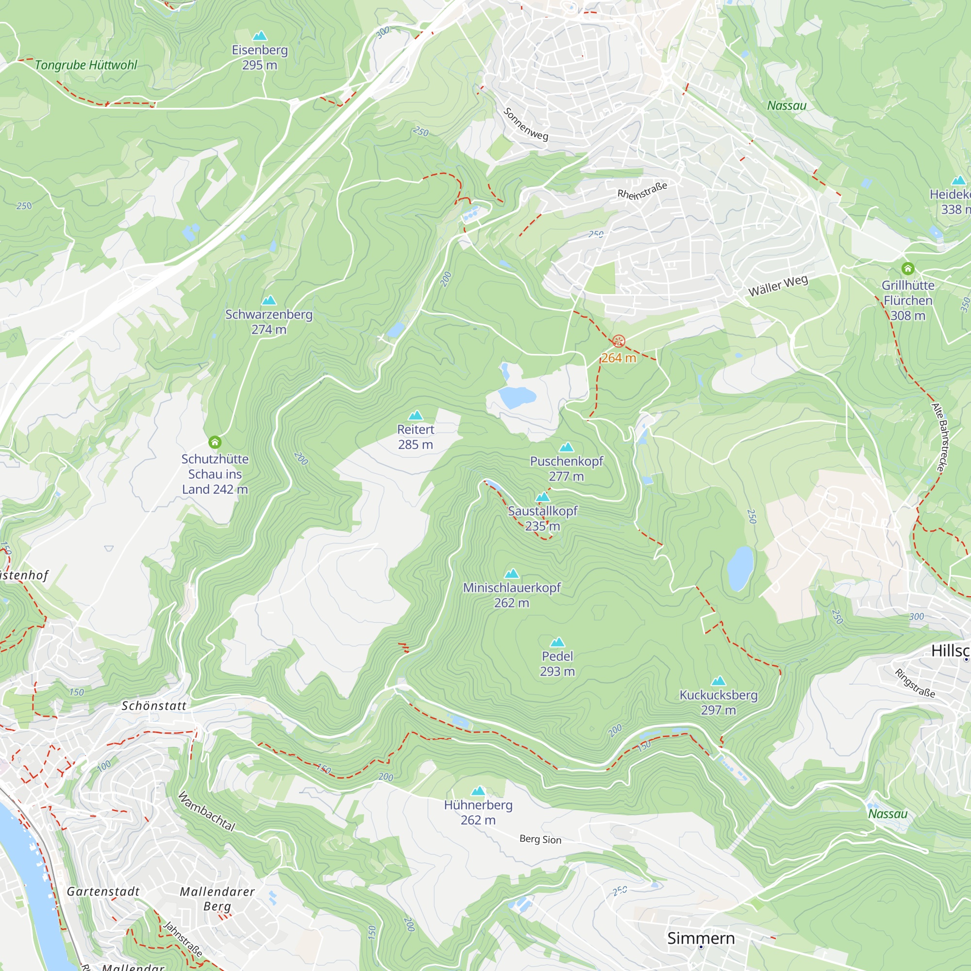 Seehütte map