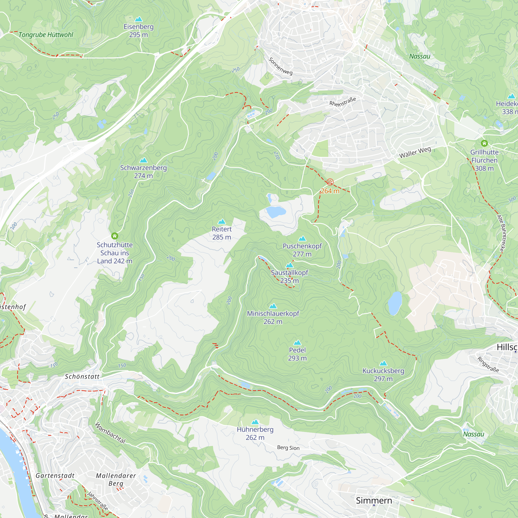 Seehütte map
