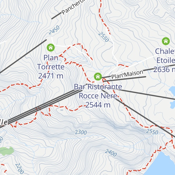 Map of Hotel Lo Stambecco