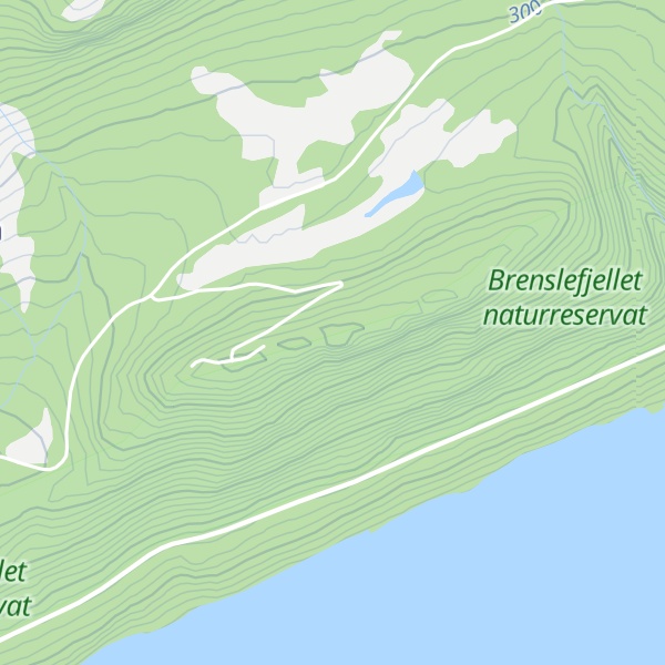 Map of Brenslefjellet