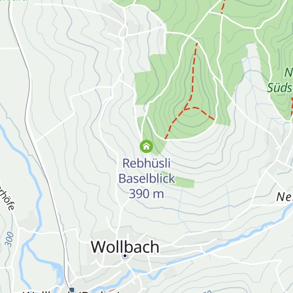 Map of Rebhüsli Baselblick