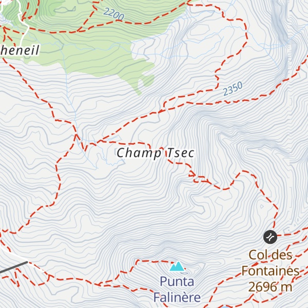 Map of Alpe Champ-Sec