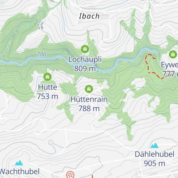 Map of Hüttenrain