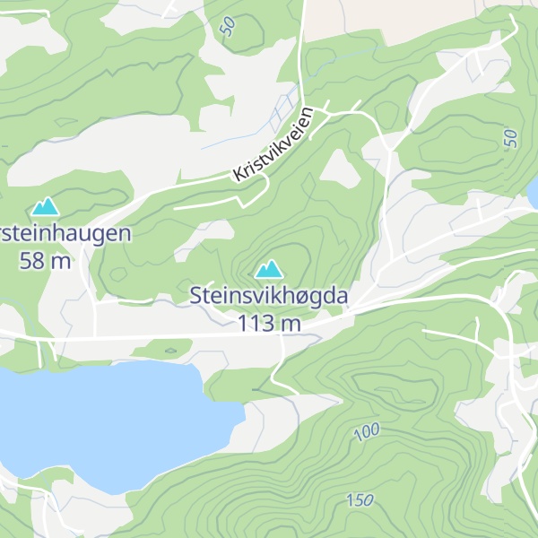 Map of Steinsvikhøgda