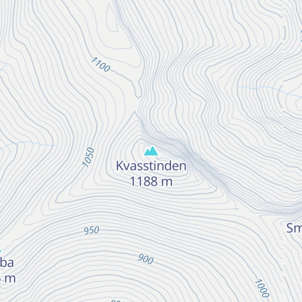 Map of Kvasstinden