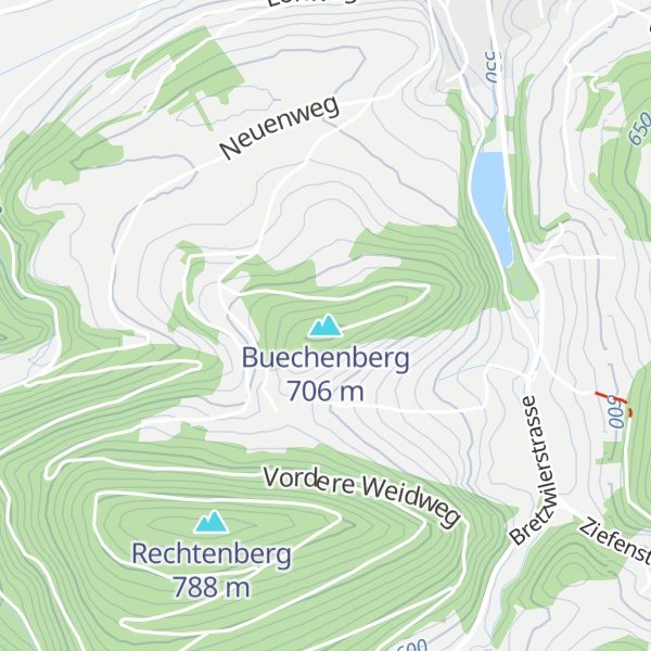 Map of Buechenberg
