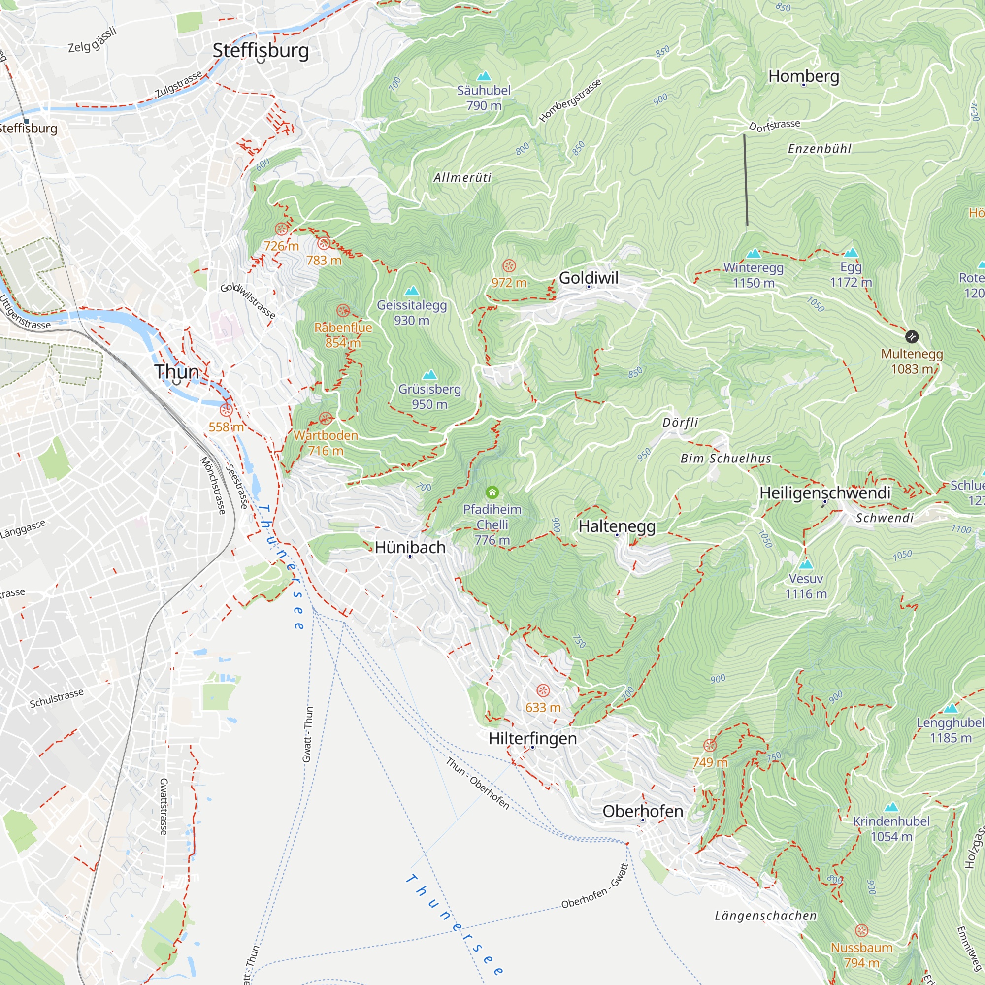 Pfadiheim Chelli map