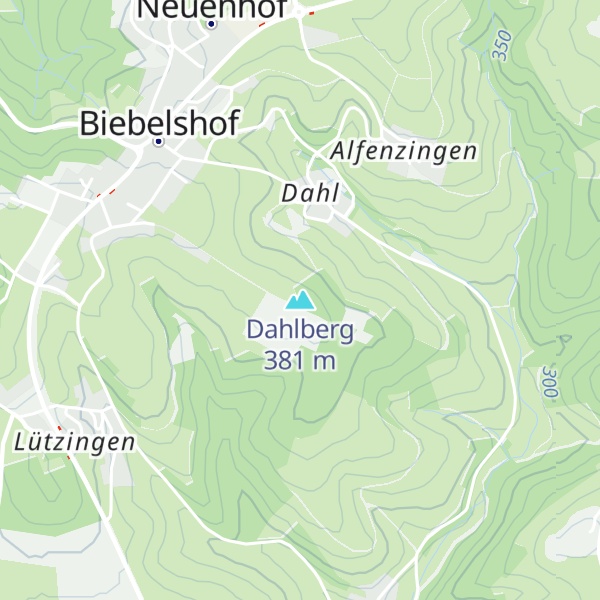 Map of Dahlberg