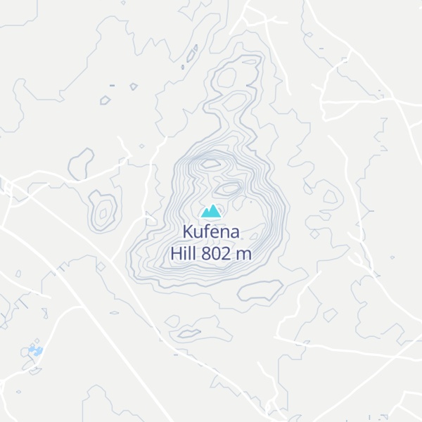 Map of Kufena Hill