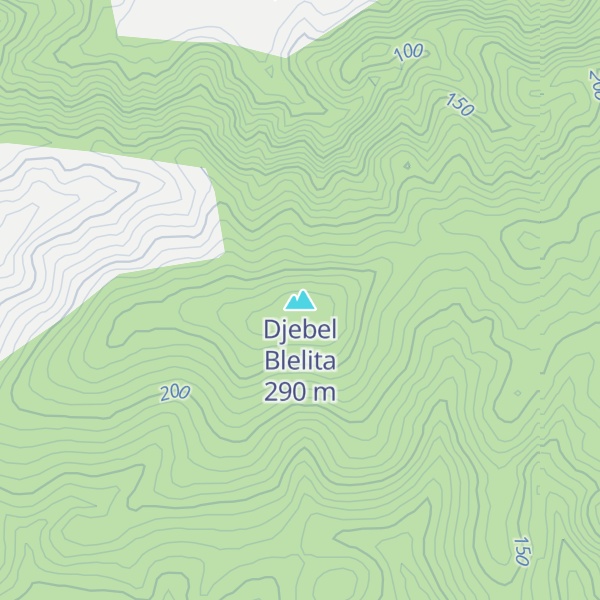 Map of Djebel Blelita