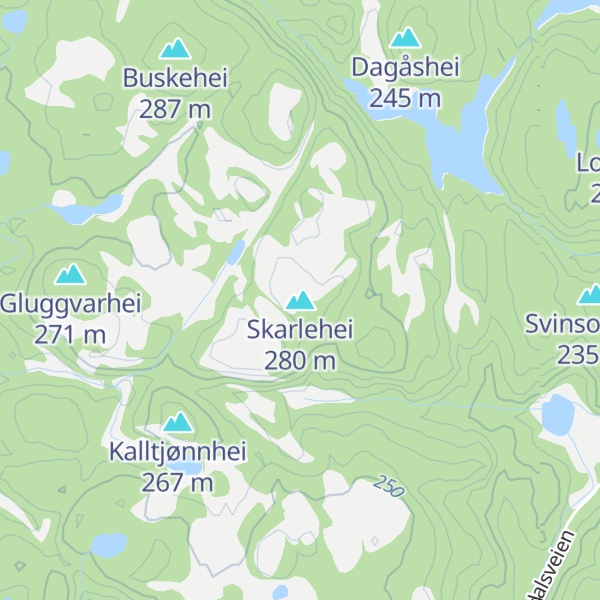 Map of Skarlehei
