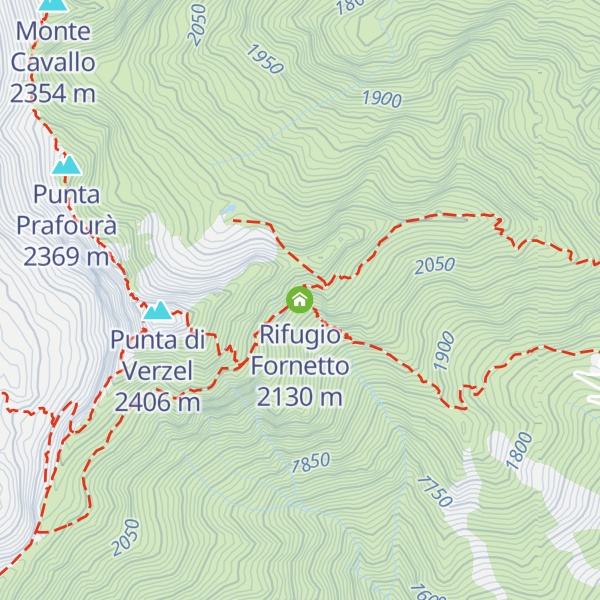 Map of Rifugio Fornetto