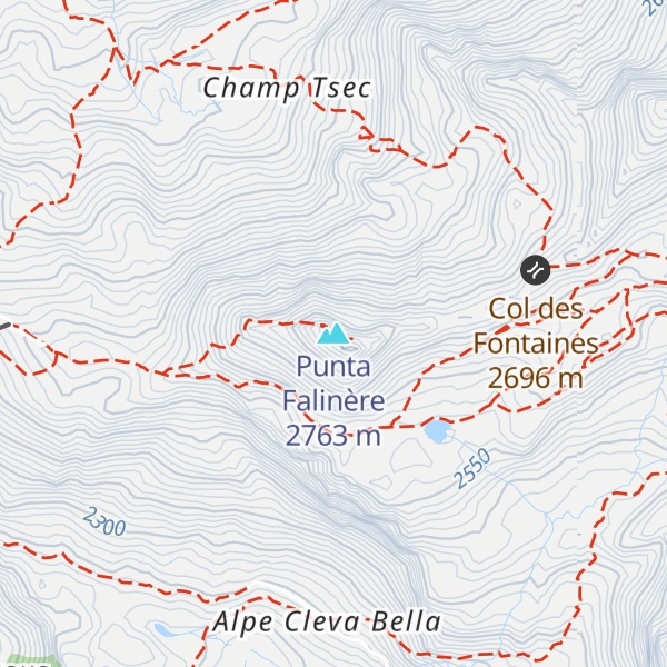 Map of Punta Falinère