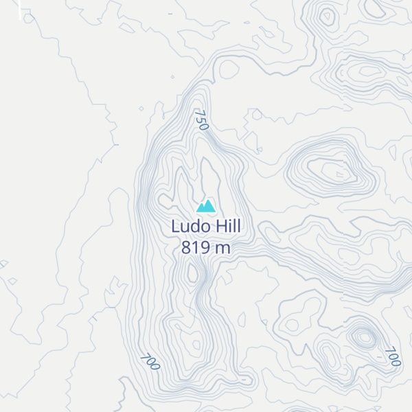 Map of Ludo Hill