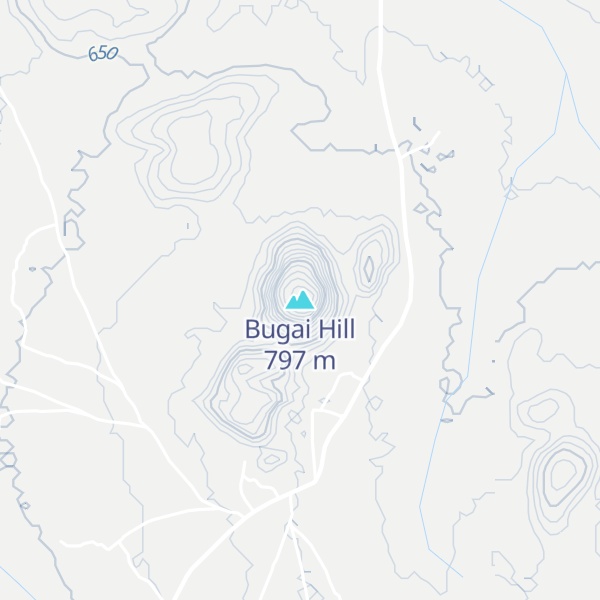 Map of Bugai Hill
