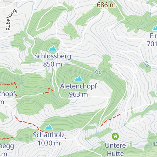 Map of Aletenchopf