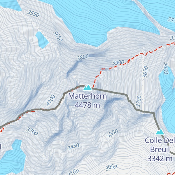 Map of Matterhorn