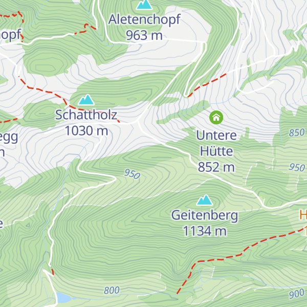 Map of Hundsmattrücken