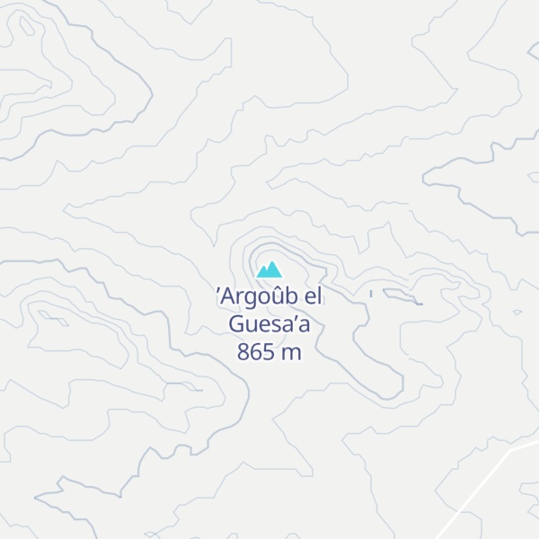 Map of ’Argoûb el Guesa’a
