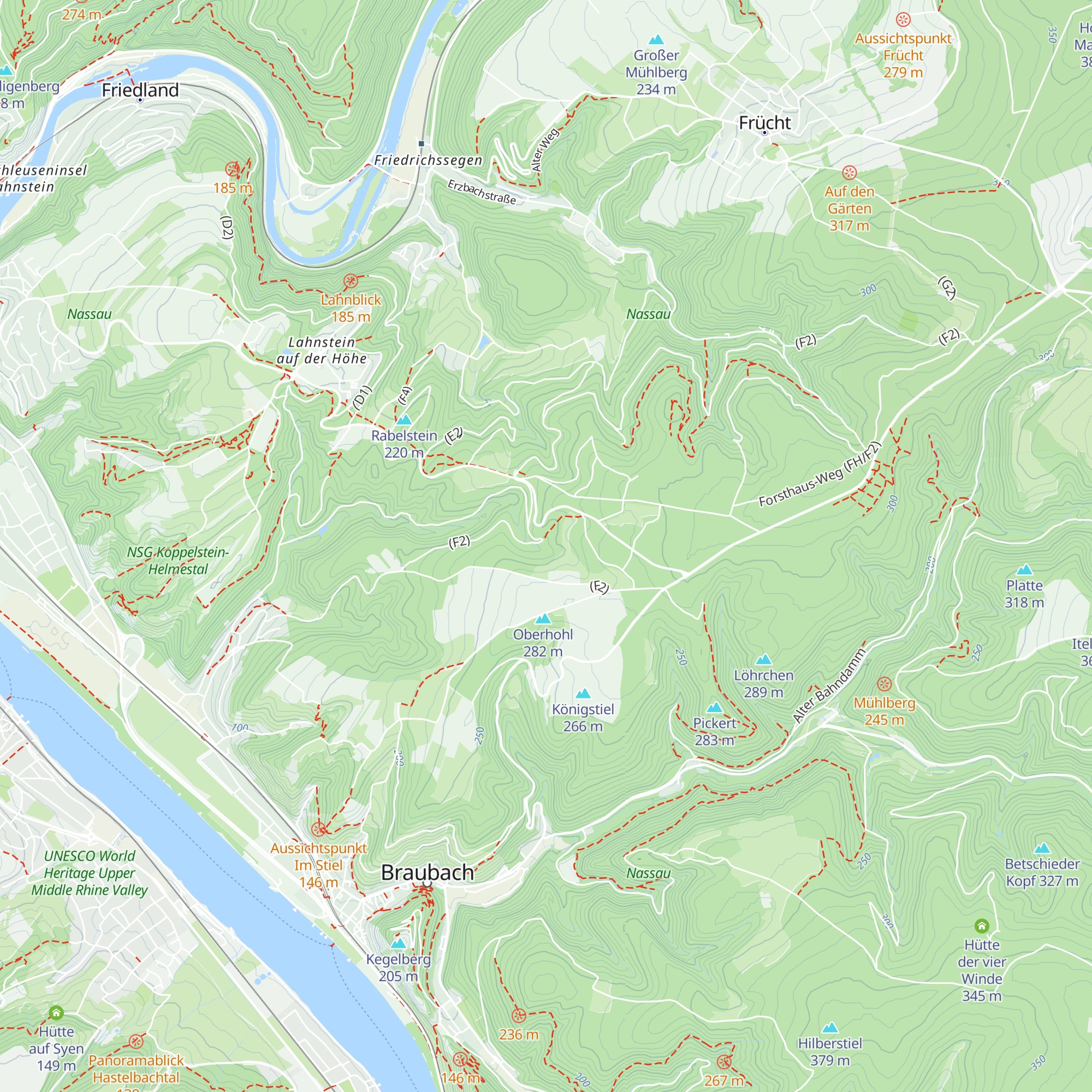 Grillhütte Spiessborn map